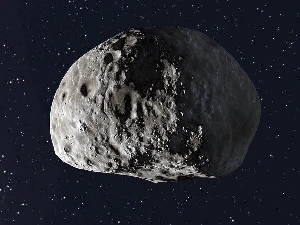 Vesta asteroid, artwork