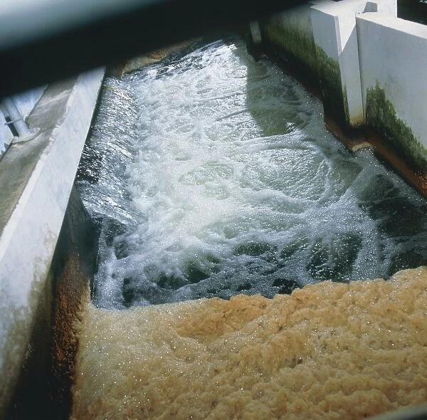 View of flotation waste water treatment