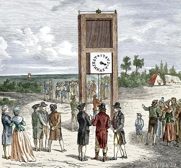 Visual telegraph system, 1791