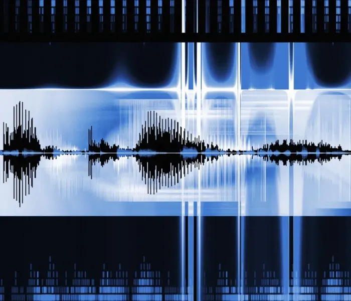 Framed Print : Voice Recognition Print - Waveform Pattern Artwork Framed Print : Voice Recognition Print - Waveform Pattern Artwork