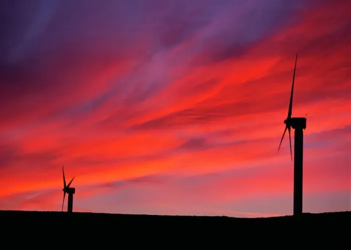 Framed Print : Wind Turbines Print Framed Print : Wind Turbines Print