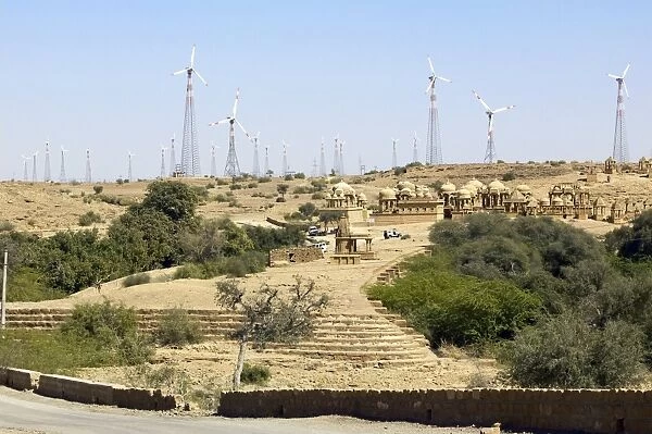 Wind turbines, India