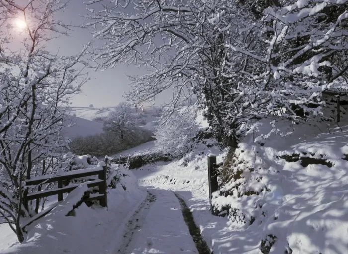 Framed Print : Exmoor Winter Landscape Print Framed Print : Exmoor Winter Landscape Print
