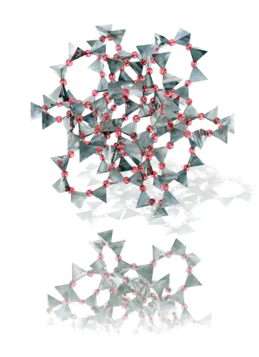 Framed Print : Zeolite A Crystal Structure Print Framed Print : Zeolite A Crystal Structure Print