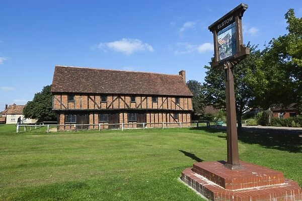 The 15th century Moot Hall, Elstow, Bedfordshire, England, United Kingdom, Europe