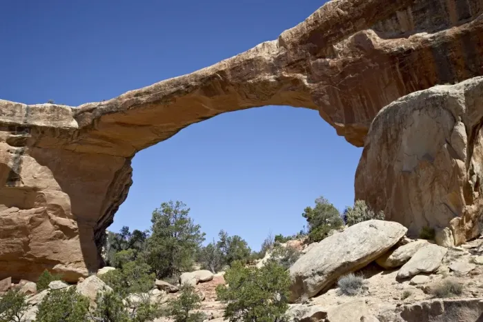 Framed Print : Owachomo Natural Bridge Print