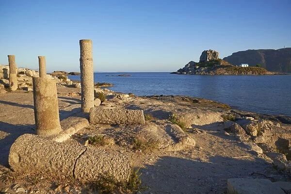 Agios Stefanos church ruins, Kefalos Bay, Kos, Dodecanese, Greek Islands, Greece, Europe