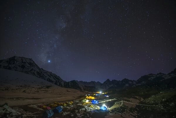 Ama Dablam base camp, Himalayas, Nepal, Asia