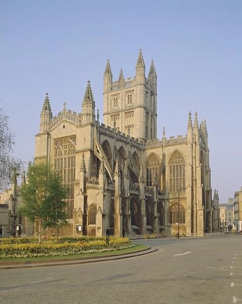 Bath Abbey, Bath, Avon, England, UK