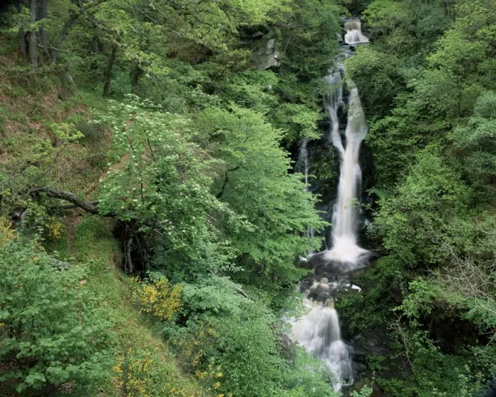 Framed Print : The Black Spout Print, Pitlochry Waterfall Framed Print : The Black Spout Print, Pitlochry Waterfall