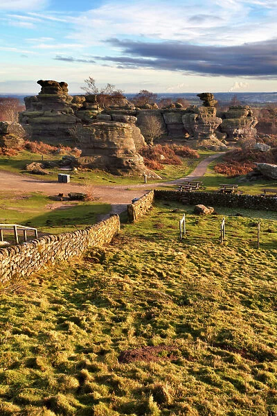 Brimham Rocks near Summerbridge in Nidderdale, North Yorkshire, Yorkshire, England, United Kingdom, Europe
