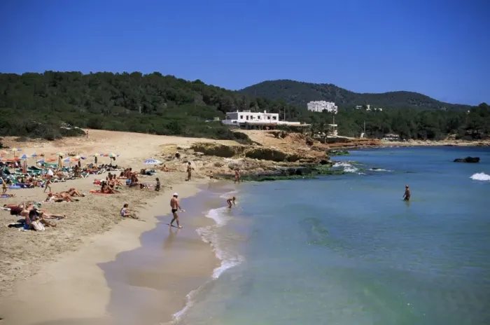 Framed Print : Cala Nova Beach Print, Ibiza Framed Print : Cala Nova Beach Print, Ibiza