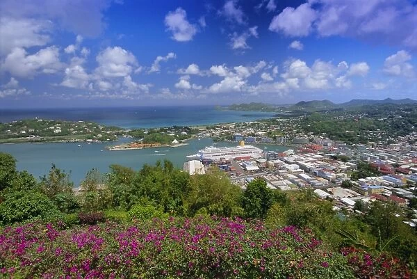 Capital city of Castries, St