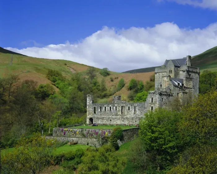 Framed Print : Castle Campbell Print, Central Scotland Landscape Framed Print : Castle Campbell Print, Central Scotland Landscape
