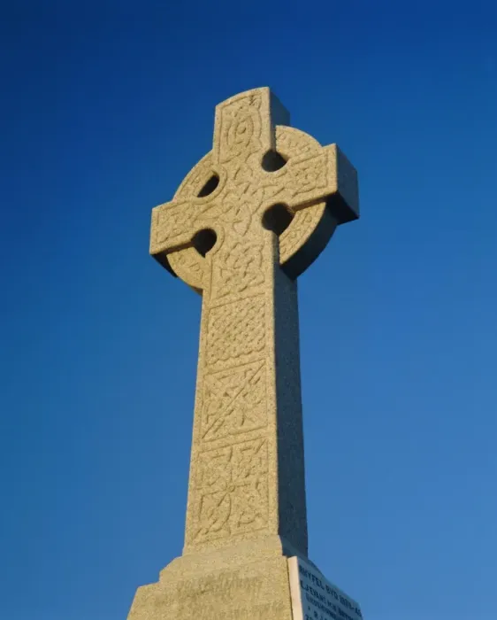 Framed Print : Celtic Cross Print, Aberdaron Landscape Framed Print : Celtic Cross Print, Aberdaron Landscape
