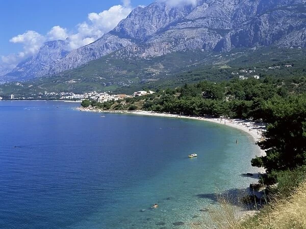 Central Dalmatian coastline known as Makarska Riviera, Dalmatia, Croatia, Europe