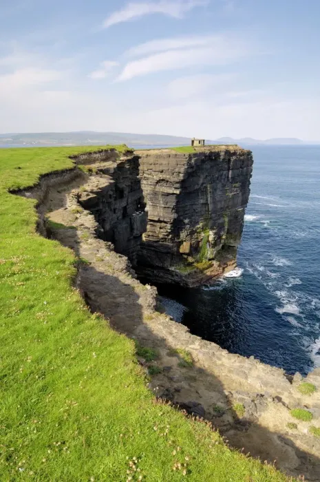 Framed Print : Cliffs at Downpatrick Head Print Framed Print : Cliffs at Downpatrick Head Print