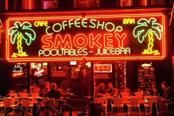 Framed Print : Rembrandtsplein Coffee Shop Print Framed Print : Rembrandtsplein Coffee Shop Print