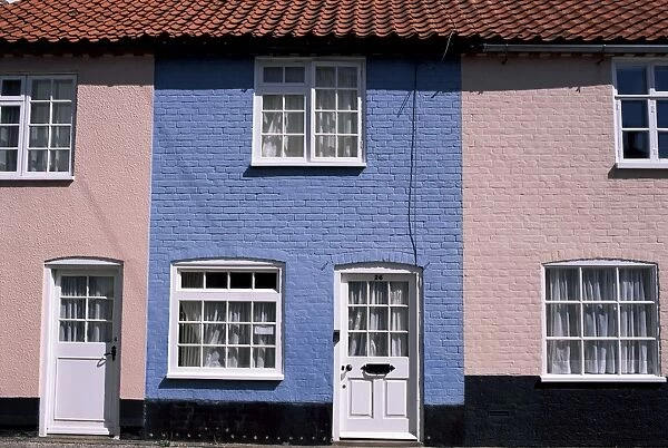 Cottages, Southwold, Suffolk, England, United Kingdom, Europe