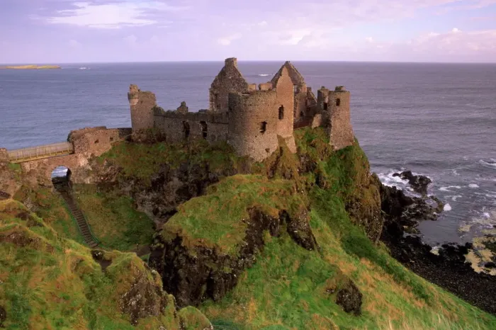 Framed Print : Dunluce Castle Print, Antrim Coast Landscape Framed Print : Dunluce Castle Print, Antrim Coast Landscape