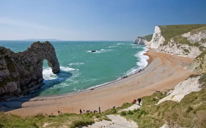 Framed Print : Durdle Door Print - Dorset Coast, England Framed Print : Durdle Door Print - Dorset Coast, England