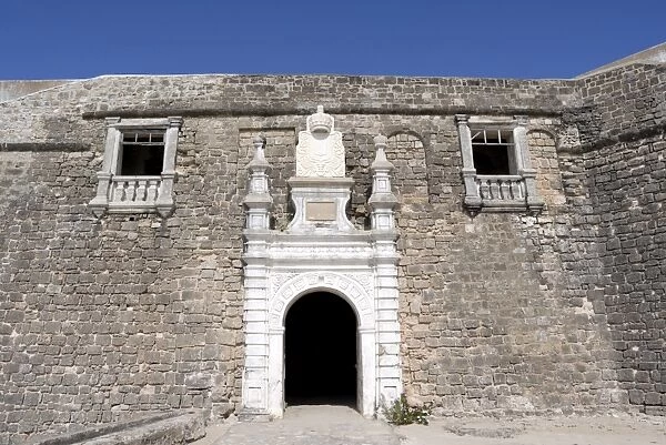 Entrance to San Sebastian Fort built in 1558, UNESCO World Heritage Site