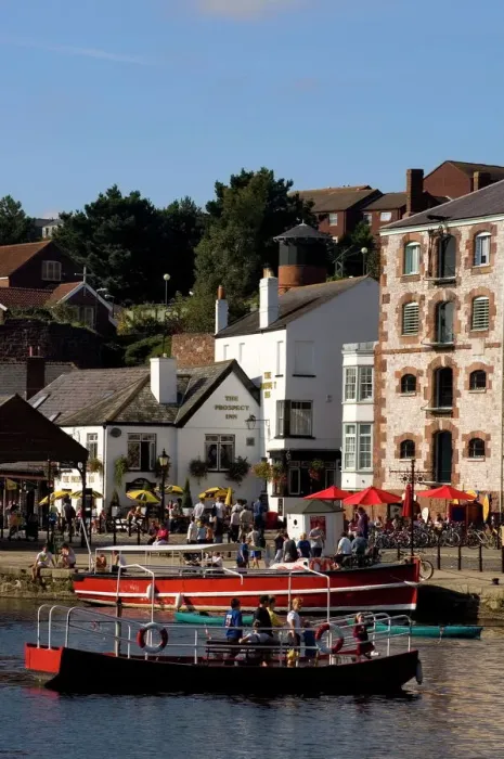 Framed Print : Exeter Quay Print Framed Print : Exeter Quay Print