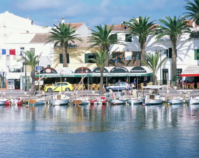 Framed Print : Fornells Harbour Print, Menorca Framed Print : Fornells Harbour Print, Menorca