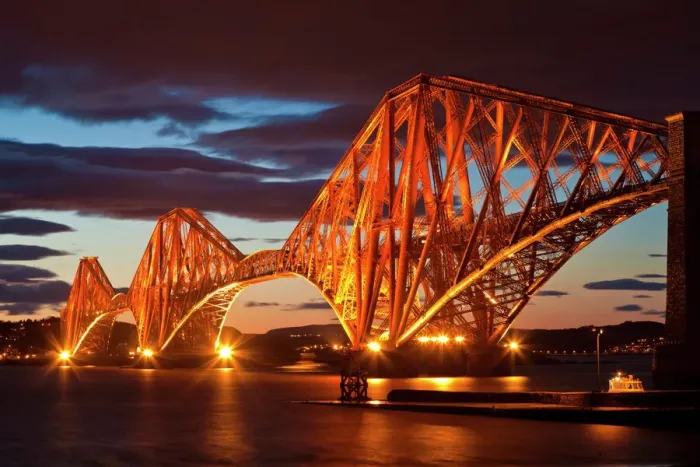 Framed Print : Forth Rail Bridge Nighttime Print Framed Print : Forth Rail Bridge Nighttime Print