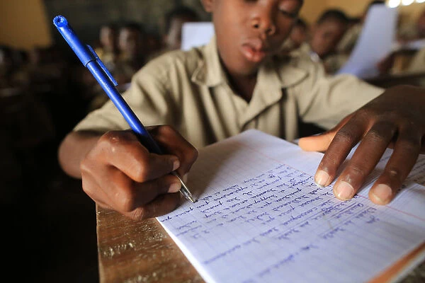Grammar course, Primary School Adjalle, Togo, West Africa, Africa