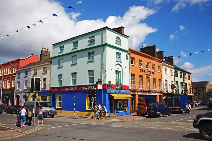 Framed Print : Grattan Square Print, Dungarvan Town, County Waterford Framed Print : Grattan Square Print, Dungarvan Town, County Waterford