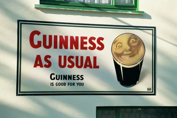 Framed Print : Guinness As Usual Print