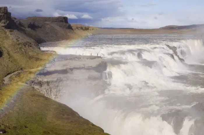 Framed Print : Gullfoss Waterfalls Print Framed Print : Gullfoss Waterfalls Print