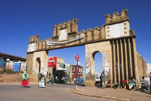 Harar Gate or Dukes Gate named after the first Duke of Harar, Ras Makomen