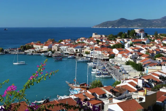 Framed Print : Harbour View Print of Pythagorion, Samos Framed Print : Harbour View Print of Pythagorion, Samos