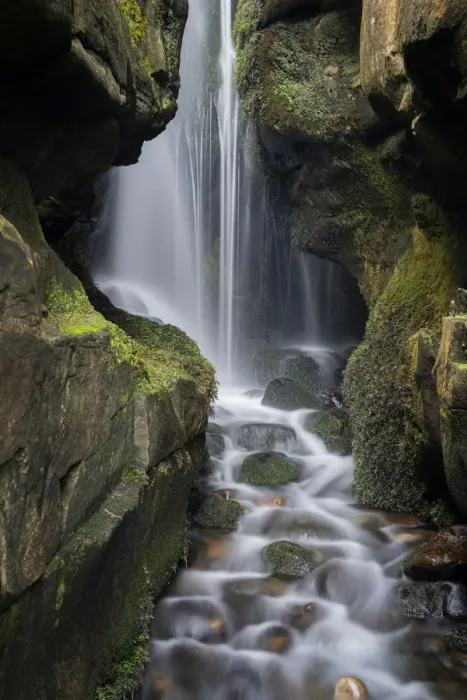Framed Print : Hidden Waterfall Print, Isle of Eigg