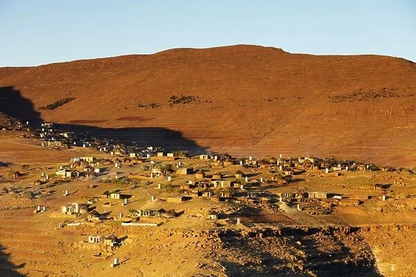Highland village, Lesotho, Africa