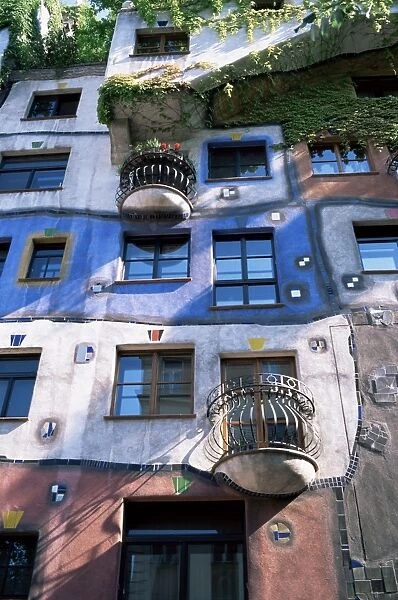 The Hundertwasser House, Vienna, Austria, Europe