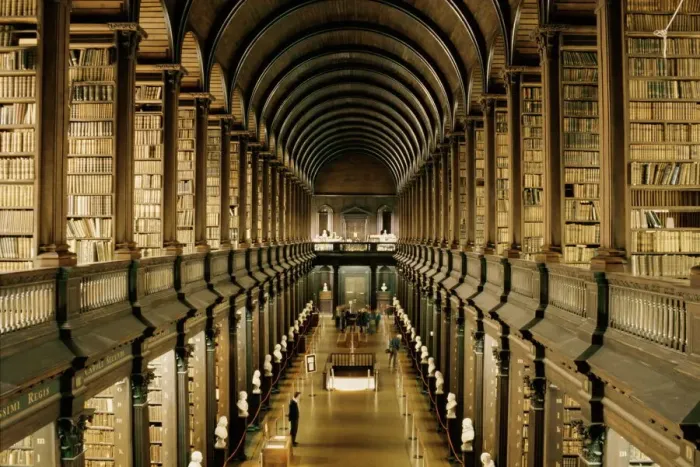 Framed Print : Trinity College Library Print Framed Print : Trinity College Library Print