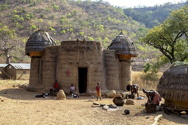 Koutammakou village in North Togo, West Africa, Africa