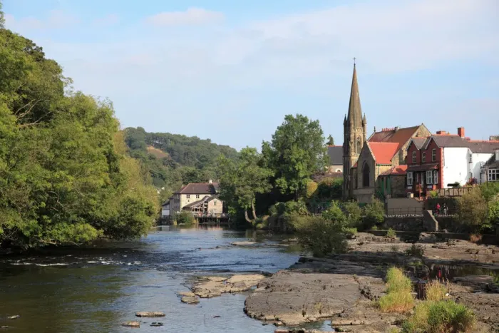 Framed Print : Llangollen Dee Valley Print Framed Print : Llangollen Dee Valley Print