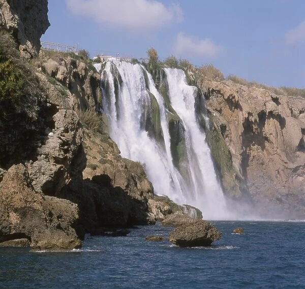 Lower Duden Falls, Antalya, Anatolia, Turkey, Asia Minor, Eurasia