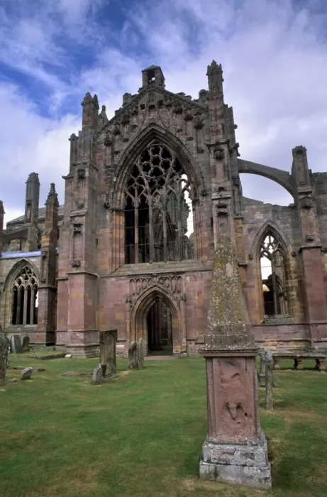 Framed Print : Melrose Abbey Print, a photograph of the Scottish Cistercian abbey Framed Print : Melrose Abbey Print, a photograph of the Scottish Cistercian abbey