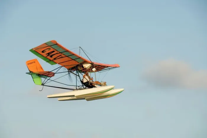 Framed Print : Microlight Airplane Print Framed Print : Microlight Airplane Print