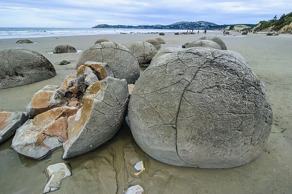 Moeraki Boulders, Koekohe Beach, South Island, New Zealand, Pacific
