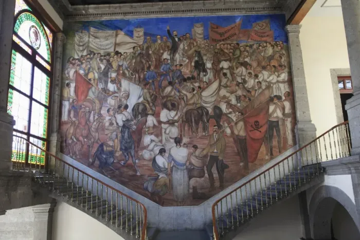 Framed Print : Chapultepec Castle Mural Print, Mexico City Framed Print : Chapultepec Castle Mural Print, Mexico City
