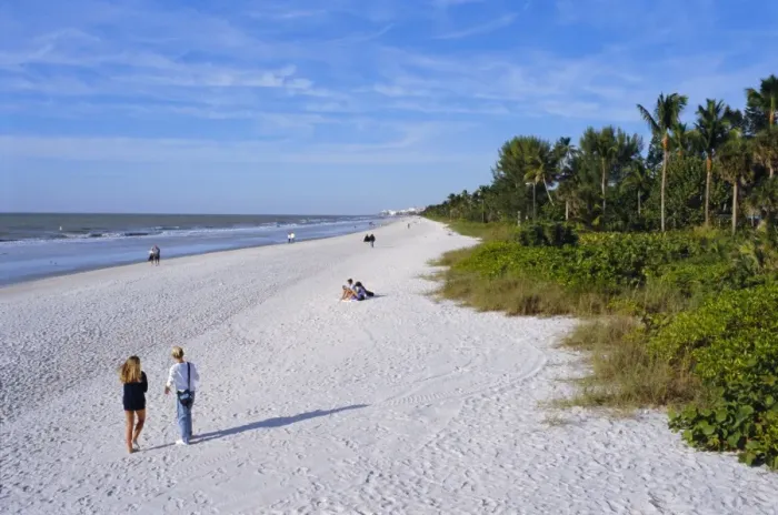 Framed Print : Naples Beach Print