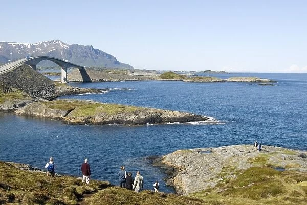 The new Atlantic Road connecting islands between Molde and Kristiansund