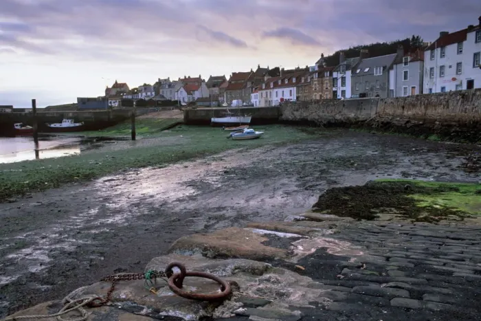 Framed Print : Old Harbour Print at Sunset, Banff, Scotland Framed Print : Old Harbour Print at Sunset, Banff, Scotland