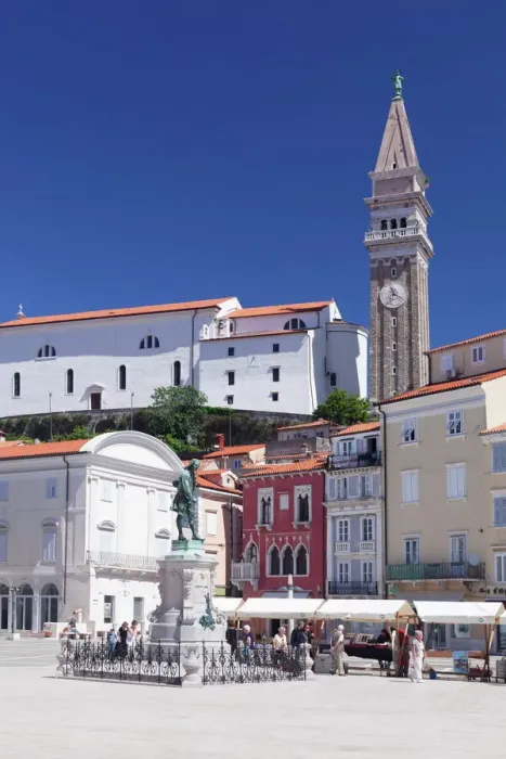 Framed Print : Piran Old Town Print, Slovenia Framed Print : Piran Old Town Print, Slovenia